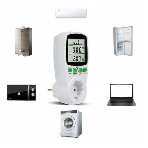 Watomierz Licznik Miernik Zużycia Prądu Energii Izoxis 16 A 3680 W