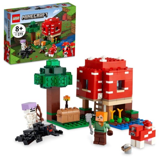 LEGO 21179 Minecraft Dom w grzybie