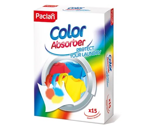 Салфетки для улавливания цвета Paclan Color 15 шт.