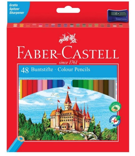 Kredki ołówkowe Faber-Castell 120148 ZAMEK 48k.