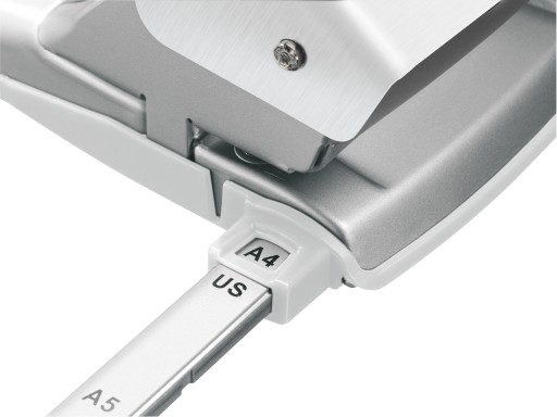 Dziurkacz biurowy Leitz NeXXt Series Style do 30 kartek metaliczny biały