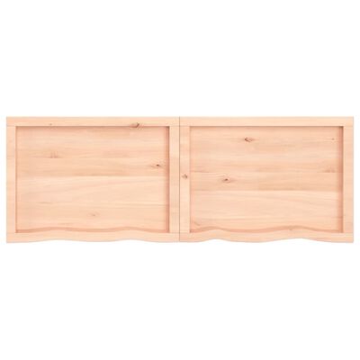VidaXL Столешница для ванной комнаты, 140x50x6 см, необработанный массив