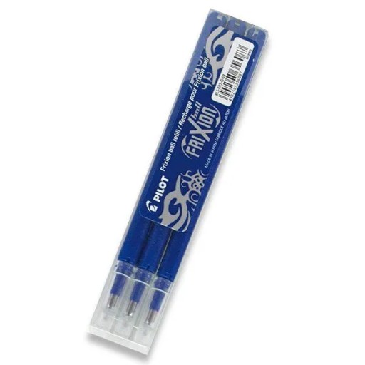 3 Wkłady do pióra Pilot Frixion 0.7 mm niebieskie