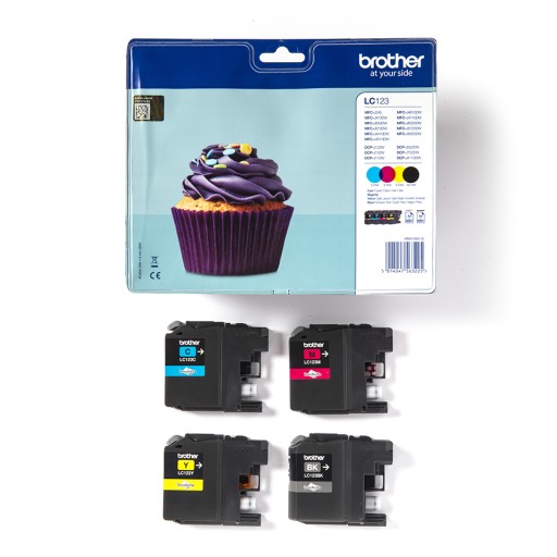 Чернила BROTHER LC-123 Cmyk