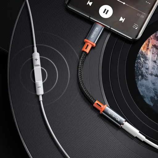 Mcdodo Adapter audio USB-C do AUX mini jack 3.5mm