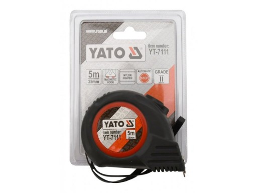 РУЛЕТКА YATO 5 М X 25 ММ YT-7111