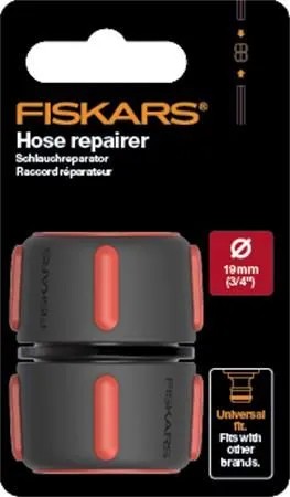 FISKARS Соединитель садового шланга Ремонтный садовый быстрый соединитель 19 мм