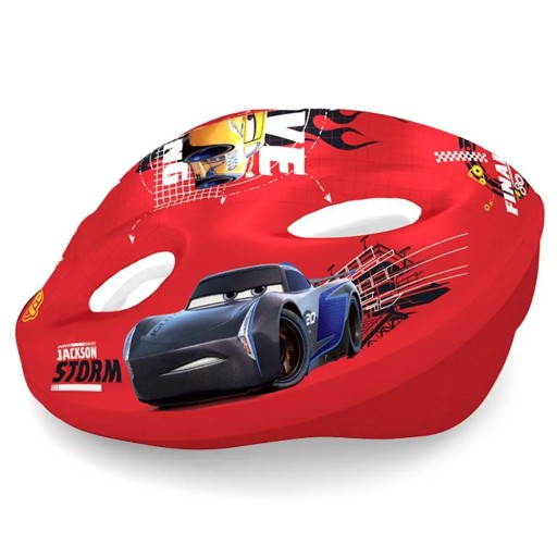 РЕГУЛИРУЕМЫЙ СПОРТИВНЫЙ ВЕЛОСИПЕДНЫЙ ШЛЕМ ДЛЯ МАЛЬЧИКОВ McQueen Auta Cars 52-56 M