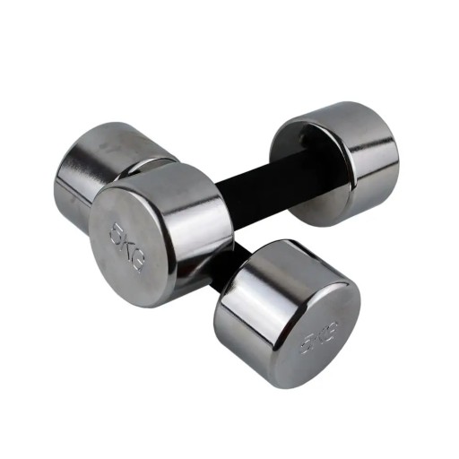 ХРОМИРОВАННЫЕ Гантели HOME GYM LIFTING MASTER 5 кг x 2