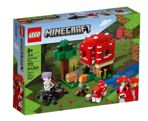 LEGO 21179 Minecraft Dom w grzybie