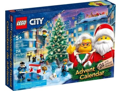LEGO CITY KALENDARZ ADWENTOWY ZESTAW 2023 R. NOWOŚĆ FIGURKI FIGURKA PREZENT