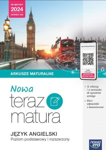 Now Matura 2023 Английский язык, набор экзаменационных заданий на аттестат зрелости, базовый объем