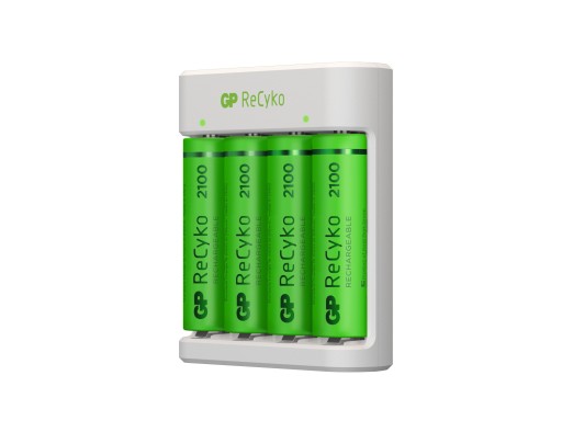 EMOS Ładowarka akumulatorowa GP Eco E411 + 4× AA 2100 + 4× AAA 800 B51418