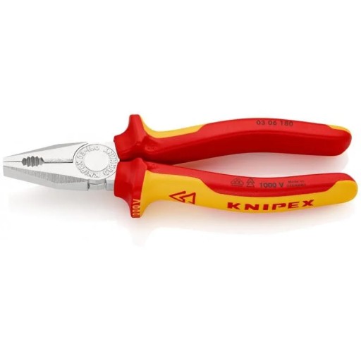 Изолированные комбинированные клещи KNIPEX 03 06 180