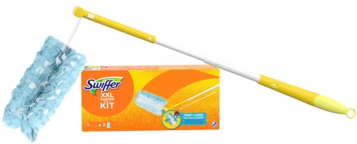 Комплект для сбора пыли Swiffer XXL Duster Kit с длинной телескопической ручкой для сбора пыли