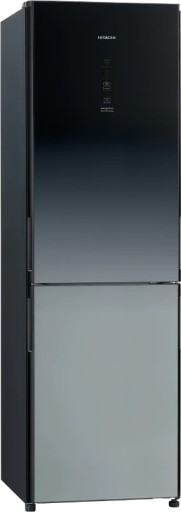Hitachi R-BGX411PRU0 (XGR) Комбинированный холодильник с морозильной камерой, серое тонированное стекло