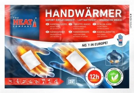 HAND WEATHER для перчаток The Heat, время нагрева 12 часов.