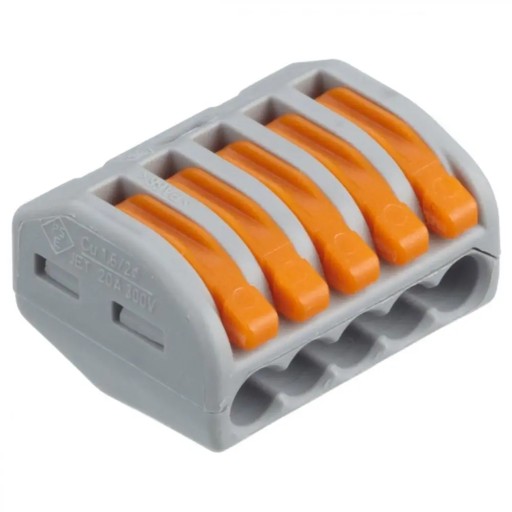 БЫСТРОСОЕДИНИТЕЛЬ WAGO 5x1 1 шт.