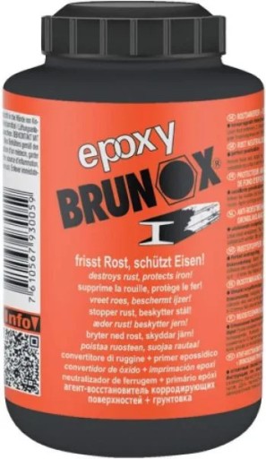 Грунтовка-нейтрализатор ржавчины 2в1 Brunox EPOXY 1000мл