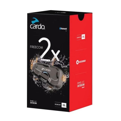 Cardo FREECOM 2X 1 мотоциклетный домофон JBL SET