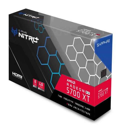 Видеокарта SAPPHIRE Radeon NITRO RX 5700 XT 8 ГБ
