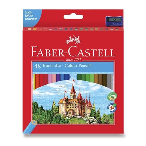 Kredki ołówkowe Faber-Castell 120148 ZAMEK 48k.