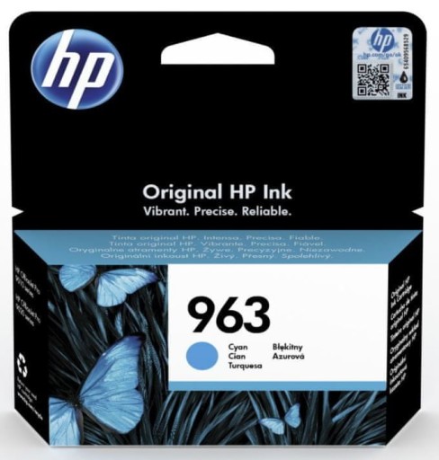 HP 963 Instant Ink Blue, 10,74 мл 3JA23AE