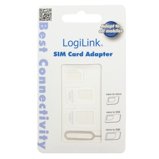 LogiLink AA0047 adapter kart pamięci flash/SIM SIM card adapter
