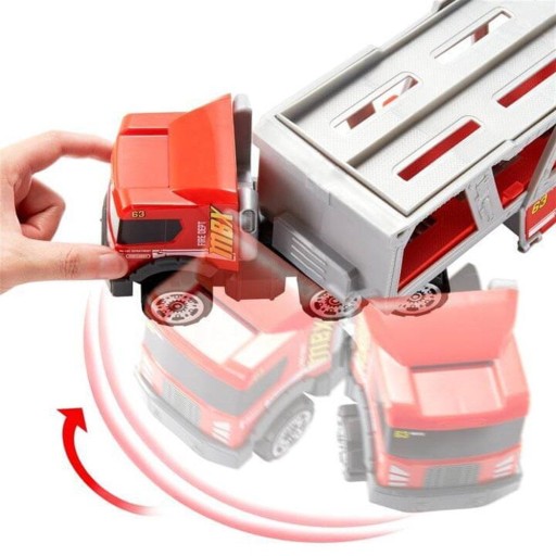 Пожарная машина спичечный коробок Transporter GWM23