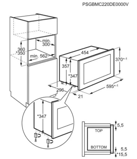 AEG MBB1756SEM Vestavěné Samostatná mikrovlnná trouba 17 l 800 W Černá, Ner