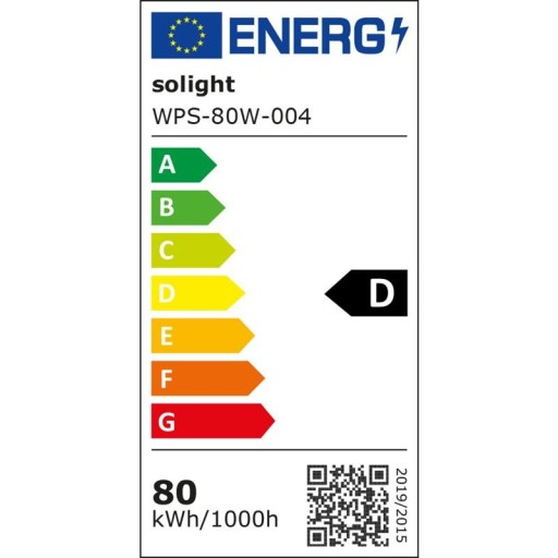 Solight WPS-80W-004 światło uliczne SMD, 80W, 12000lm, Meanwell, 4000K, 120