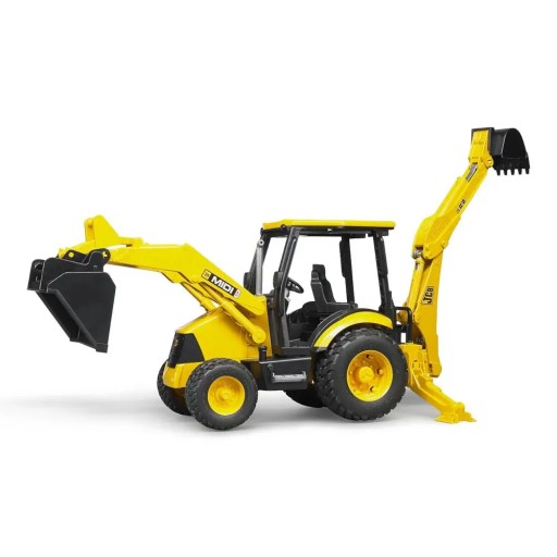 Погрузчик и экскаватор Bruder JCB Midi CX, желтый