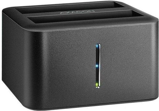 Док-станция USB-A 3.2 Gen1 для 2 твердотельных/жестких дисков SATA 6 Гбит/с 2,5 дюйма с функцией клонирования