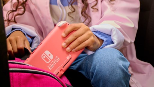 Розовая консоль Nintendo Switch Lite