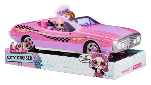 LOL SURPRISE CITY CRUISER CAR DOLL CAR кабриолет РОЗОВЫЙ