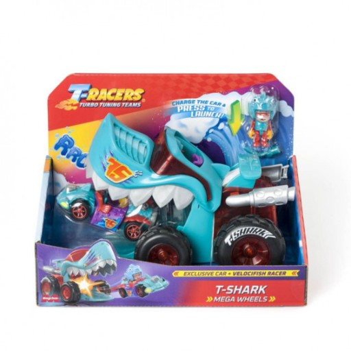 T-RACERS МОЩНЫЕ ГРУЗОВИКИ ТУРБО ЭКСКАВАТОР + ВОДИТЕЛЬ 8019