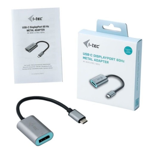 Adapter I-TEC C31METALDP60HZ USB-C 3.1 - DisplayPort