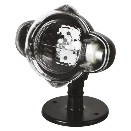 Projektor LED gwiazdki zimna biel + ciepła biel