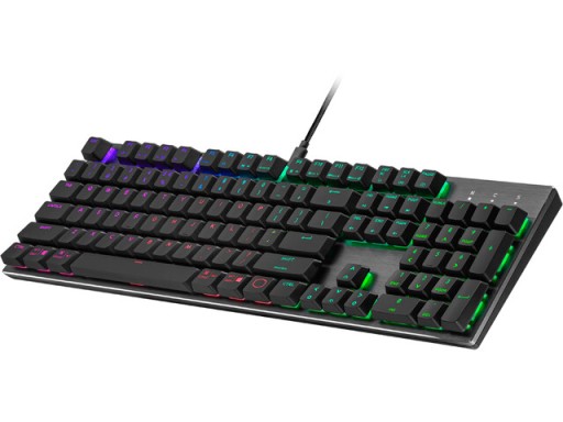Клавиатура Cooler Master SK652 с RGB-подсветкой Низкопрофильный переключатель синего цвета