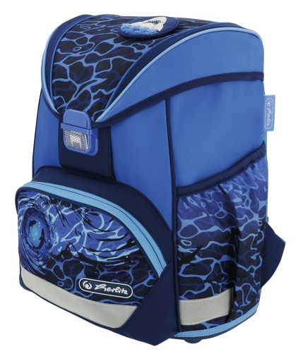 Школьная сумка с HERLITZ ULTRALIGHT PLUS BLUE SHARK + БЕСПЛАТНЫЕ аксессуары