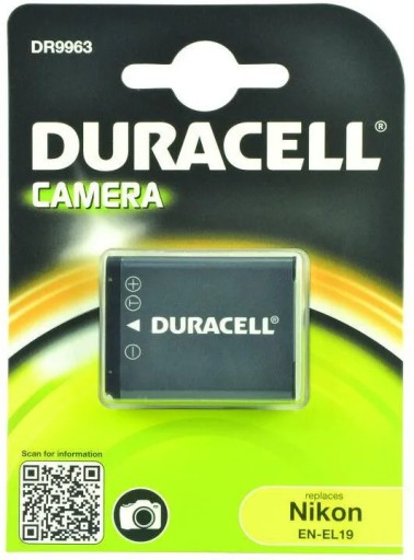БАТАРЕЯ DURACELL NIKON EN-EL19 S100 S2500 S4200 S6700 S6800 S7000 700 мАч