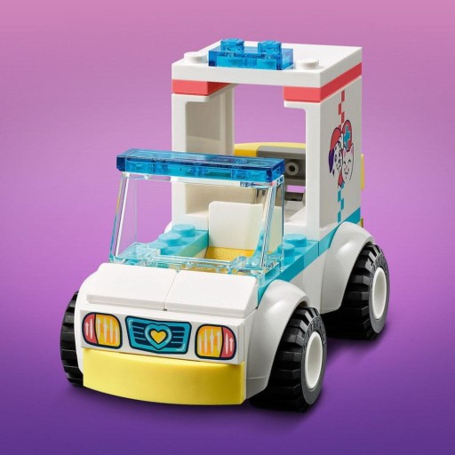 LEGO FRIENDS #41694 — Скорая помощь ветеринарной клиники + сумка + каталог 2024 г.