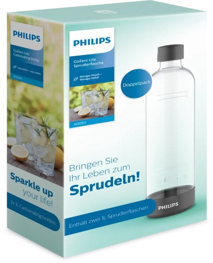 Butelka do saturatora PHILIPS ADD911BK-10 (2 szt.)