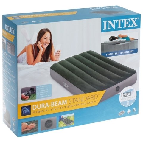 Надувной матрас с электронасосом INTEX.