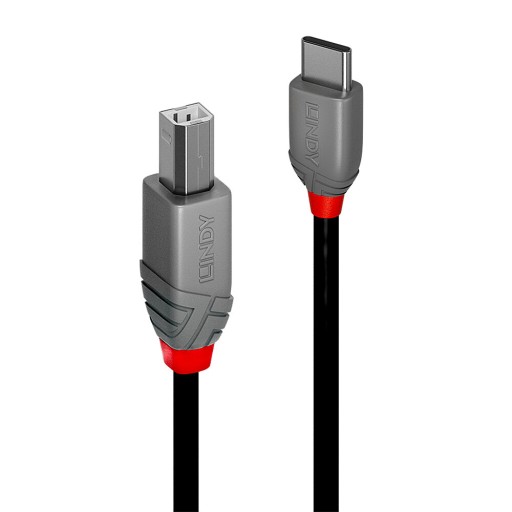 Kabel USB typu C-B DAC drukarka Lindy 36941 1m