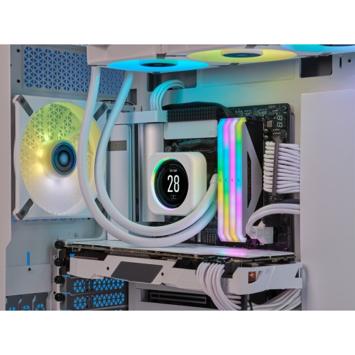 CORSAIR iCUE ELITE — Статус ЖК-дисплея