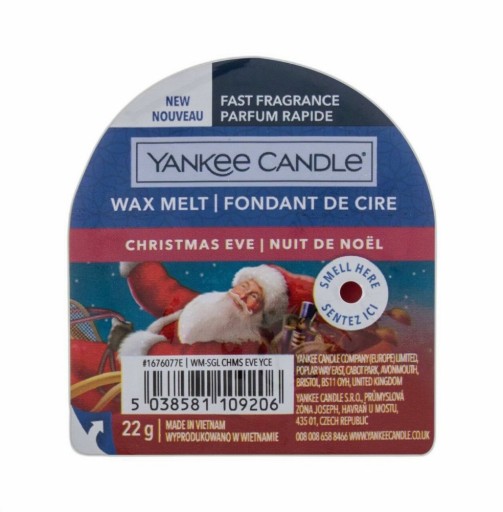 Christmas Eve Yankee Candle - wosk zapachowy