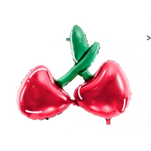 Balon foliowy Wiśnie owoce czerwone wisienki 88cm