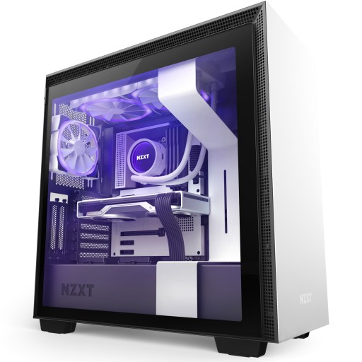 Вентиляторы водяного охлаждения NZXT Kraken X63 белого цвета 280 мм с RGB-подсветкой и