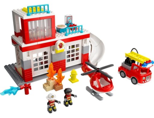 LEGO Duplo 10970 Пожарная часть и вертолет